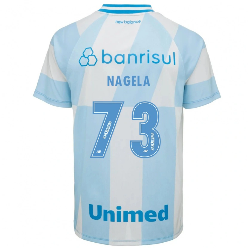 Danxen Mulher Camisola Nágela #73 Azul Claro Branco Alternativa 2026/27 Camisa