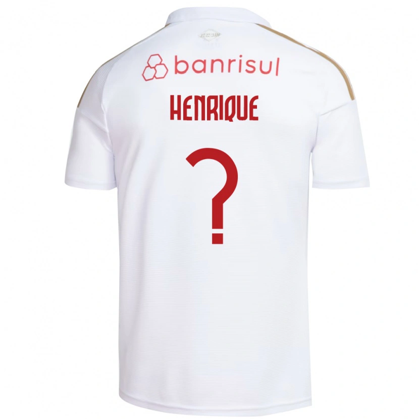 Danxen Mulher Camisola Henrique De Aguiar De Mendonça #0 Branco Vermelho Alternativa 2026/27 Camisa