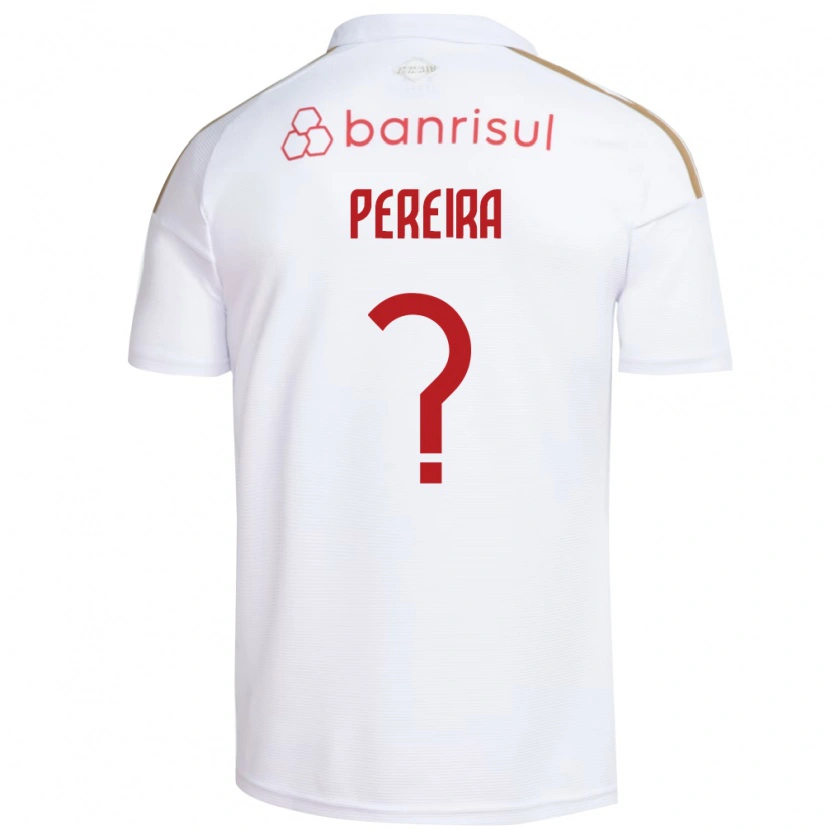 Danxen Mulher Camisola Igor Pereira #0 Branco Vermelho Alternativa 2026/27 Camisa