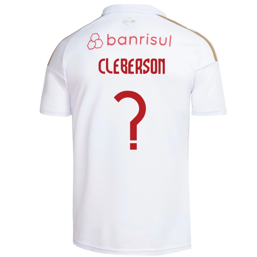 Danxen Mulher Camisola Cleberson #0 Branco Vermelho Alternativa 2026/27 Camisa