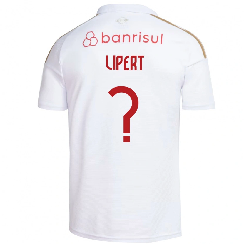 Danxen Mulher Camisola Henrique Lipert #0 Branco Vermelho Alternativa 2026/27 Camisa