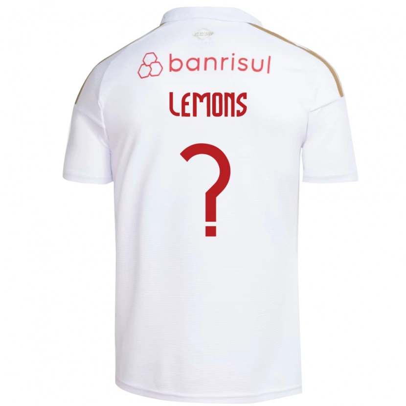 Danxen Mulher Camisola Matheus Lemons #0 Branco Vermelho Alternativa 2026/27 Camisa