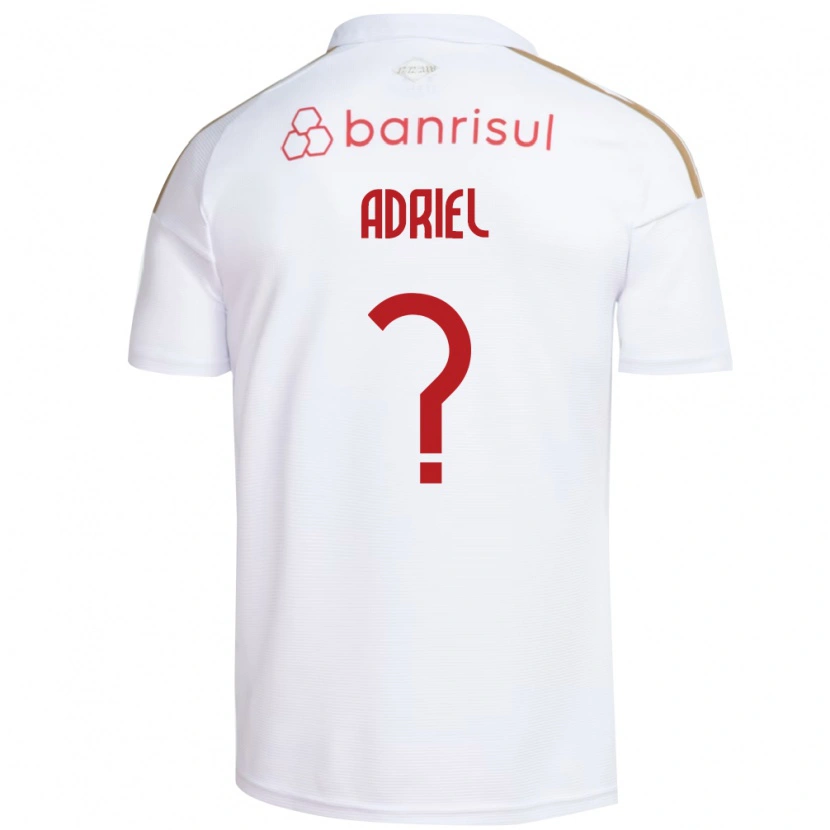 Danxen Mulher Camisola Adriel #0 Branco Vermelho Alternativa 2026/27 Camisa