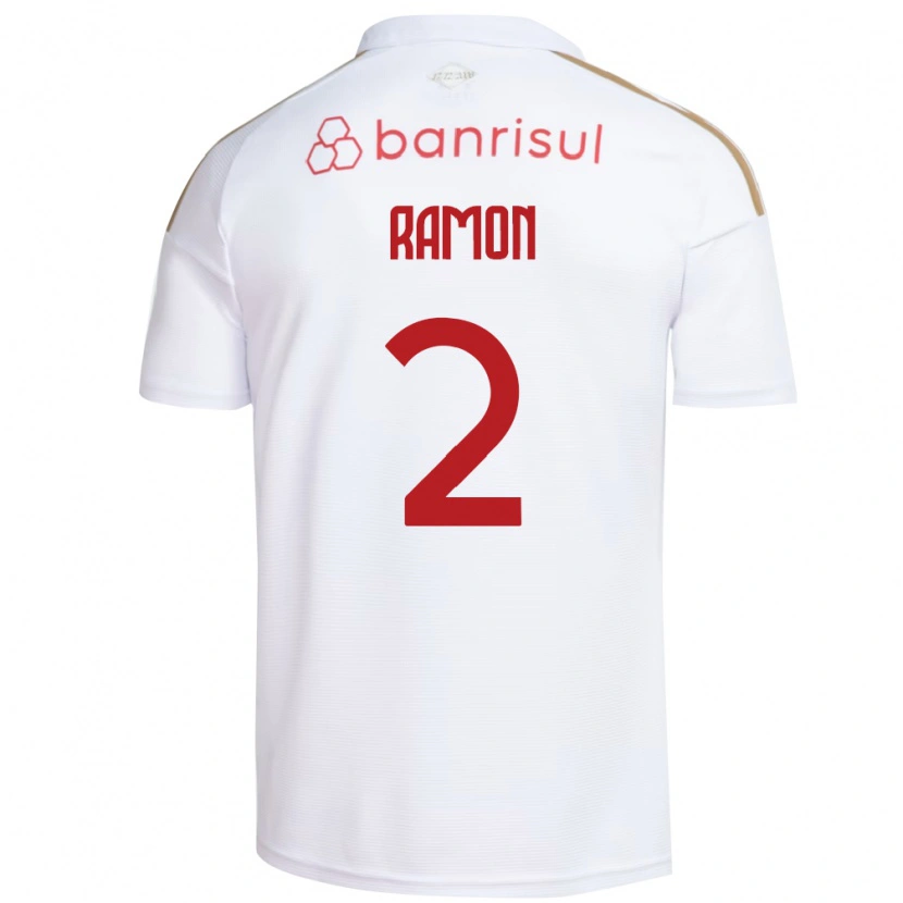 Danxen Mulher Camisola Ramon #2 Branco Vermelho Alternativa 2026/27 Camisa