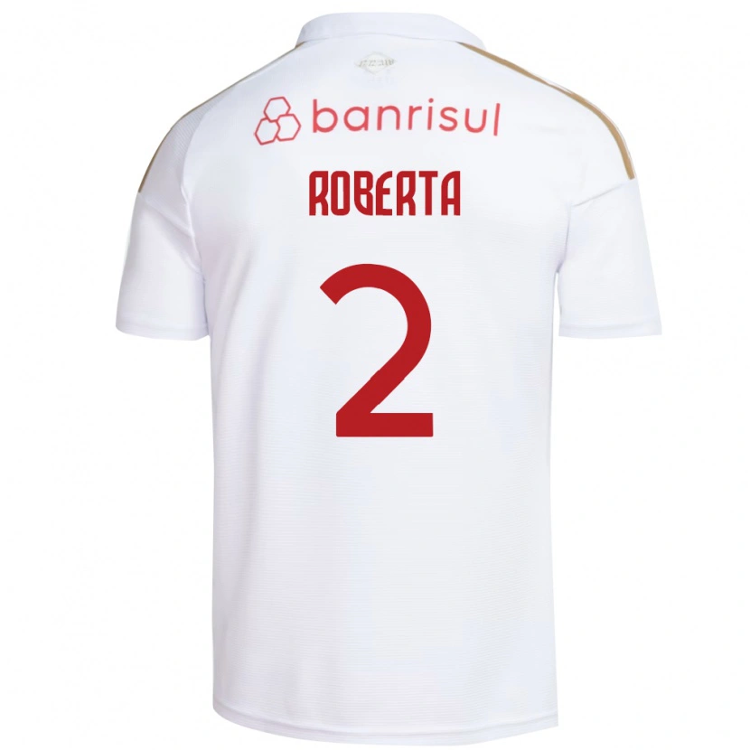 Danxen Mulher Camisola Roberta #2 Branco Vermelho Alternativa 2026/27 Camisa