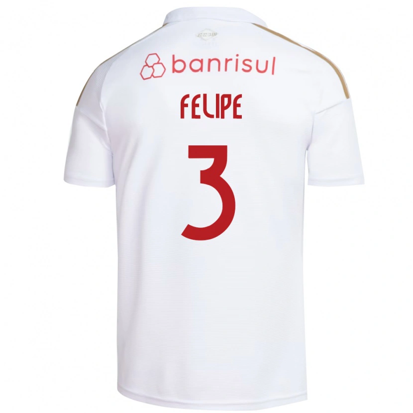 Danxen Mulher Camisola Gabriel Lara #3 Branco Vermelho Alternativa 2026/27 Camisa