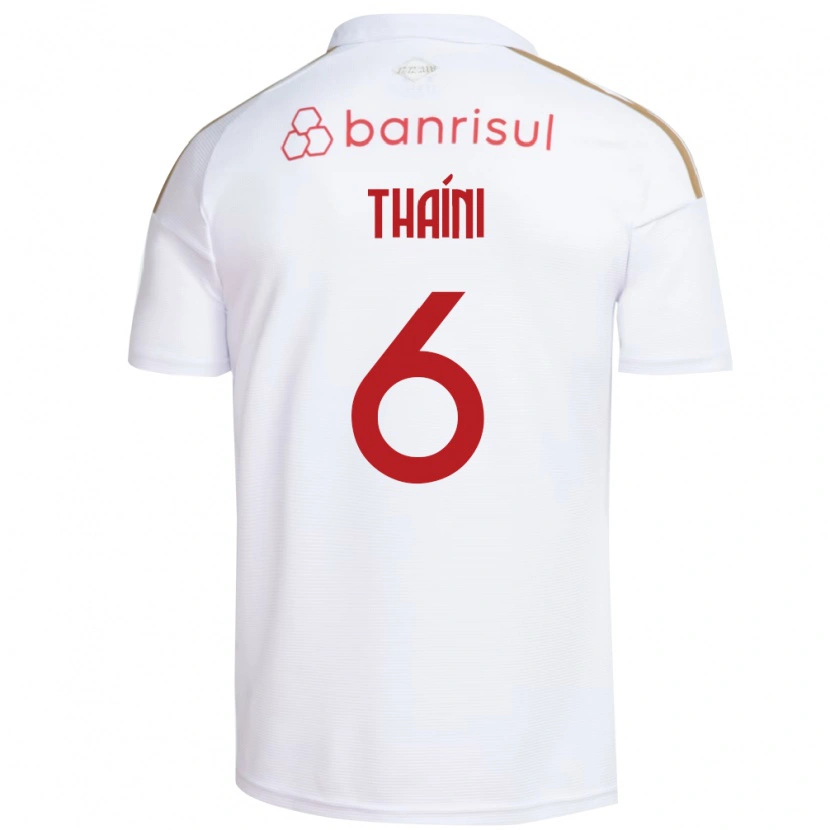 Danxen Mulher Camisola Thaíni #6 Branco Vermelho Alternativa 2026/27 Camisa