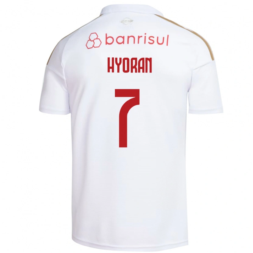 Danxen Mulher Camisola Hyoran #7 Branco Vermelho Alternativa 2026/27 Camisa