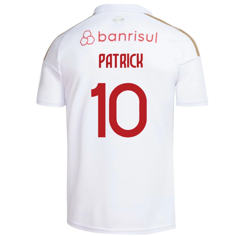 Danxen Mulher Camisola Alan Patrick #10 Branco Vermelho Alternativa 2026/27 Camisa
