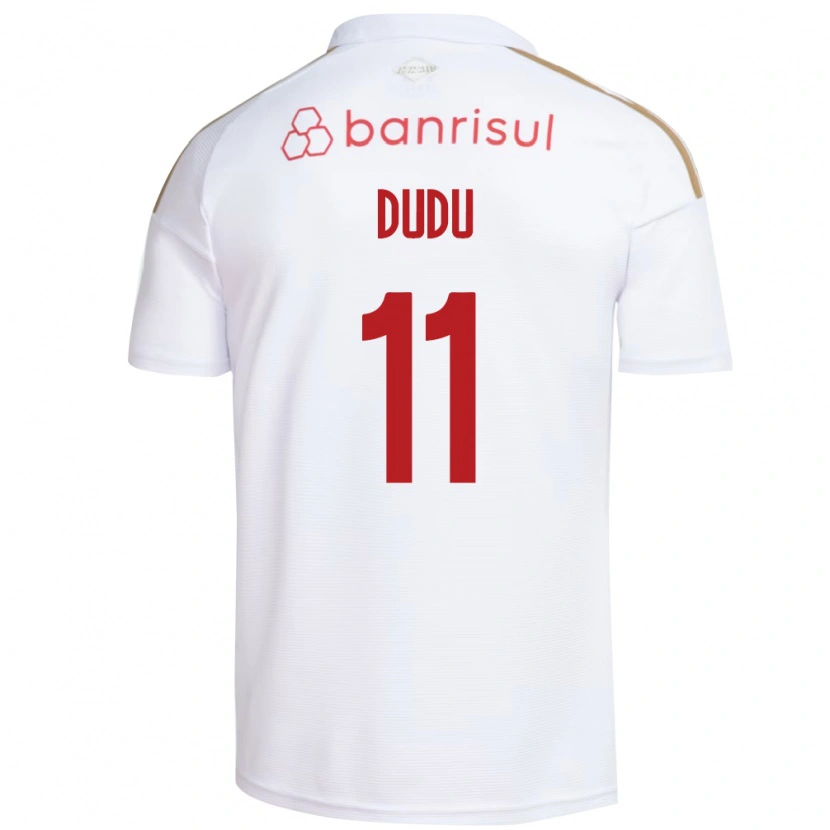 Danxen Mulher Camisola Dudu #11 Branco Vermelho Alternativa 2026/27 Camisa
