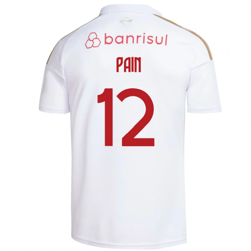 Danxen Mulher Camisola Luan Pain #12 Branco Vermelho Alternativa 2026/27 Camisa