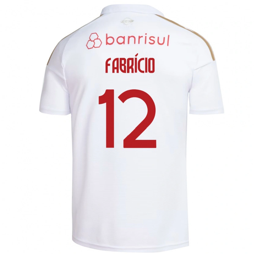 Danxen Mulher Camisola Fabrício #12 Branco Vermelho Alternativa 2026/27 Camisa
