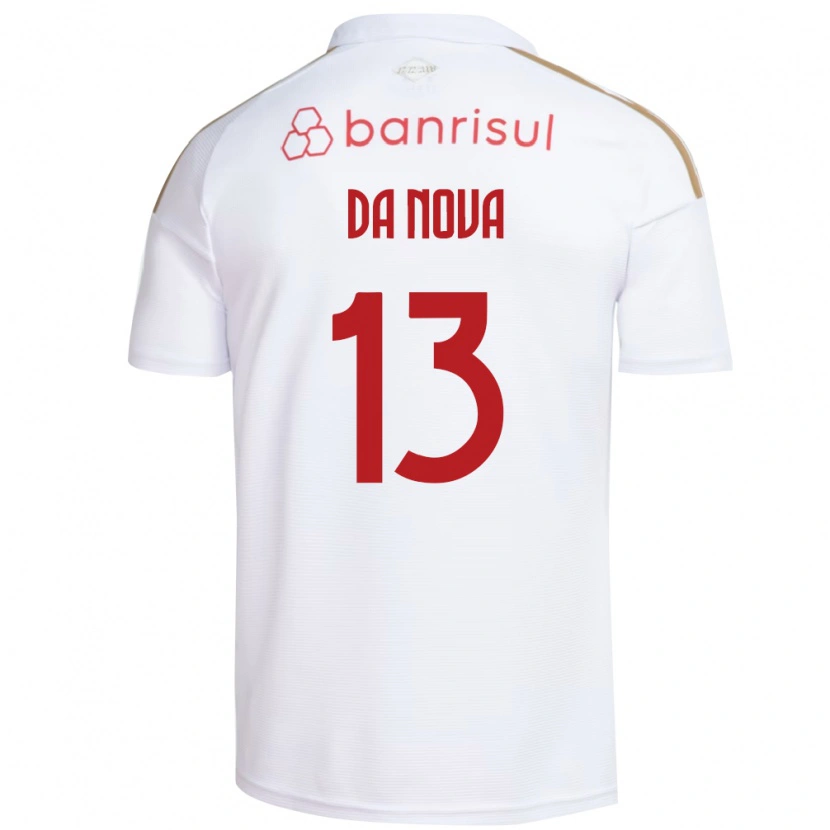 Danxen Mulher Camisola Érick Da Nova #13 Branco Vermelho Alternativa 2026/27 Camisa