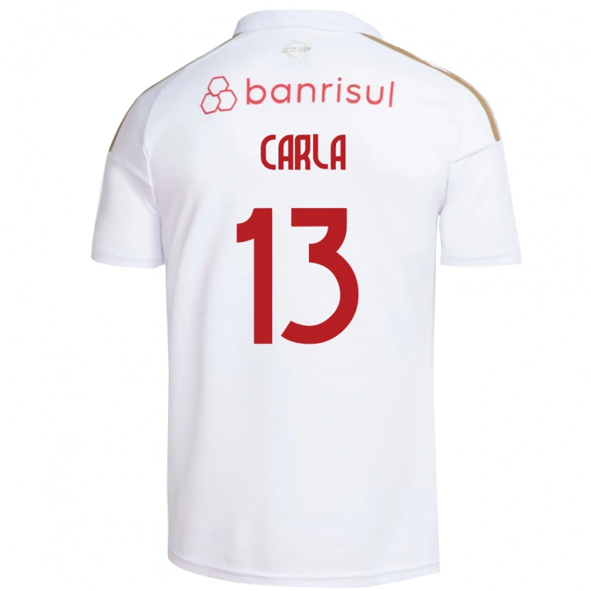 Danxen Mulher Camisola Carla #13 Branco Vermelho Alternativa 2026/27 Camisa