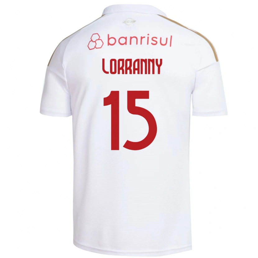 Danxen Mulher Camisola Lorranny #15 Branco Vermelho Alternativa 2026/27 Camisa