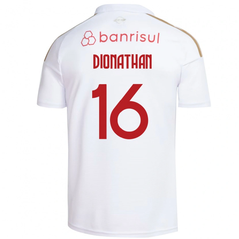 Danxen Mulher Camisola Dionathan De Lima Dos Santos #16 Branco Vermelho Alternativa 2026/27 Camisa