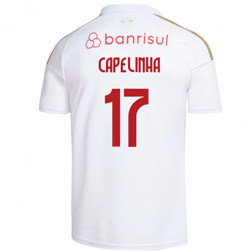 Danxen Mulher Camisola Capelinha #17 Branco Vermelho Alternativa 2026/27 Camisa
