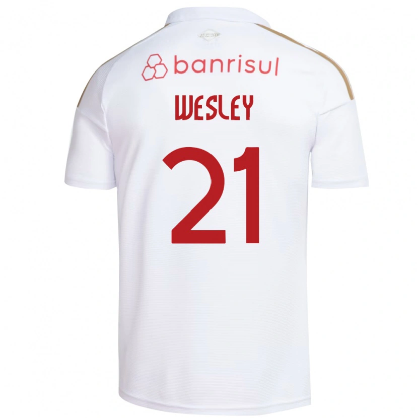 Danxen Mulher Camisola Wesley #21 Branco Vermelho Alternativa 2026/27 Camisa