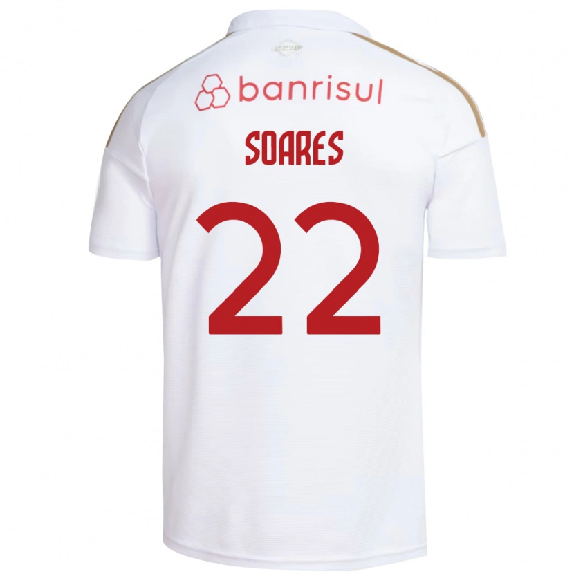 Danxen Mulher Camisola Guilherme Soares #22 Branco Vermelho Alternativa 2026/27 Camisa