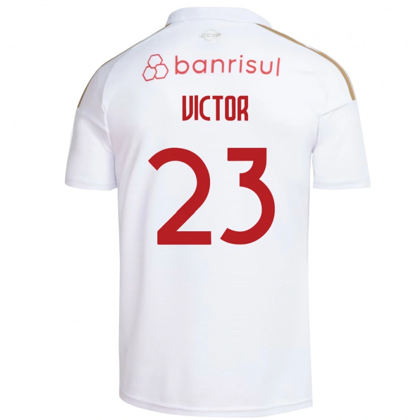 Danxen Mulher Camisola Paulo Victor #23 Branco Vermelho Alternativa 2026/27 Camisa