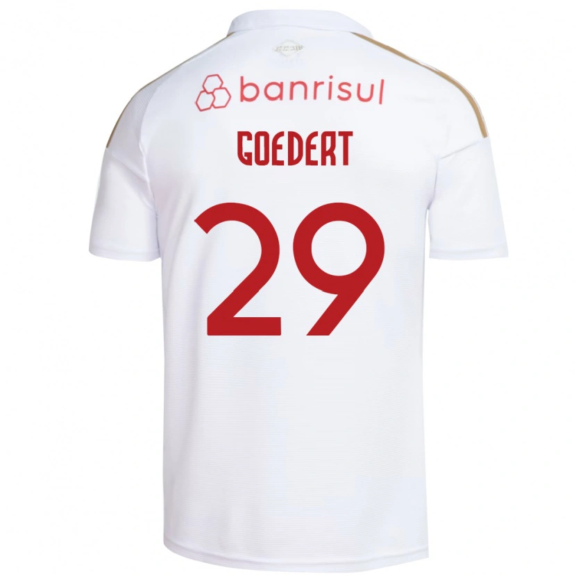 Danxen Mulher Camisola Alice Goedert #29 Branco Vermelho Alternativa 2026/27 Camisa