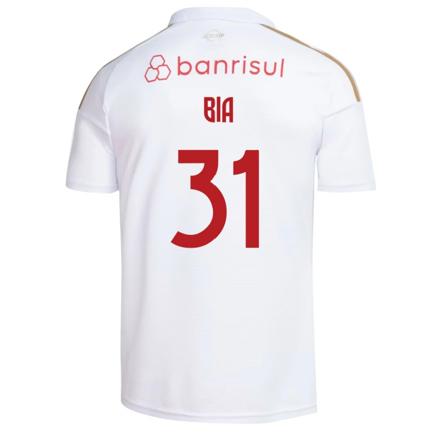 Danxen Mulher Camisola Bia #31 Branco Vermelho Alternativa 2026/27 Camisa