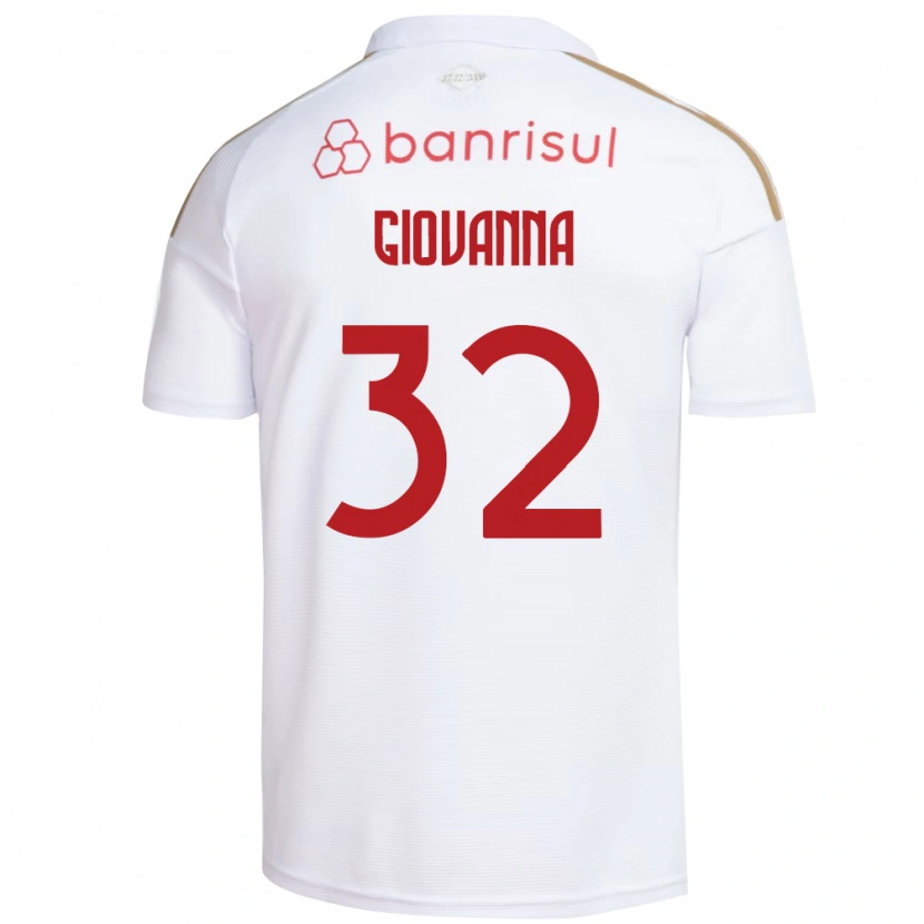Danxen Mulher Camisola Giulia Giovanna #32 Branco Vermelho Alternativa 2026/27 Camisa