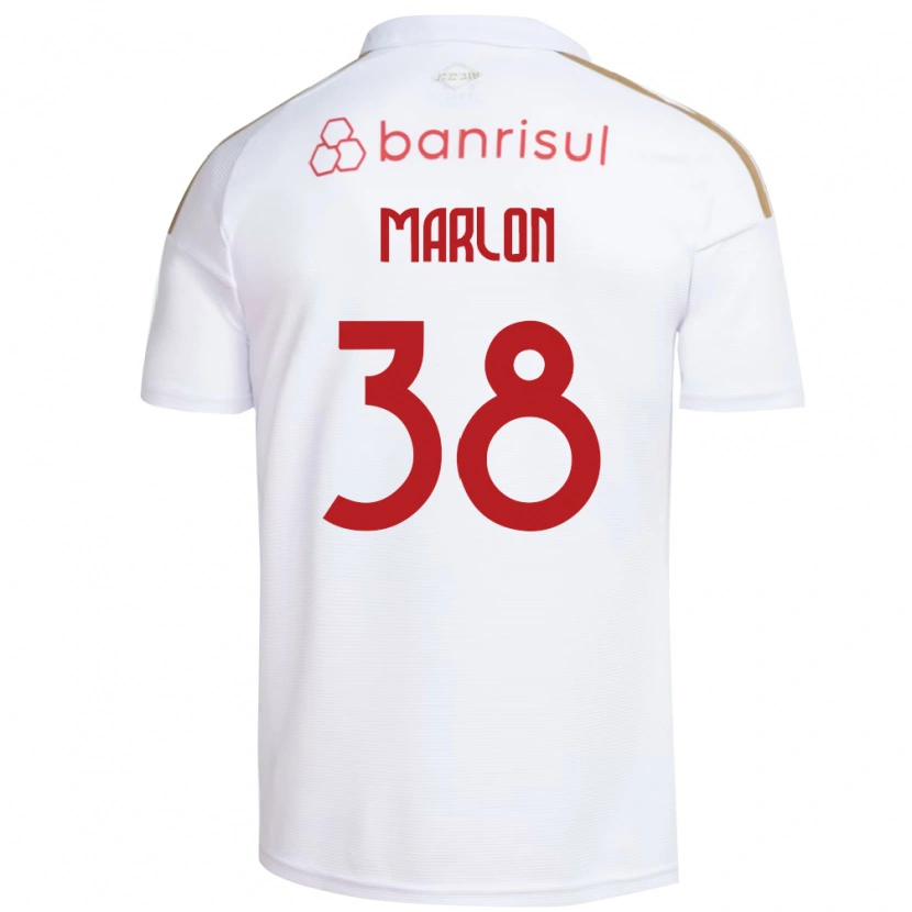 Danxen Mulher Camisola Marlon #38 Branco Vermelho Alternativa 2026/27 Camisa
