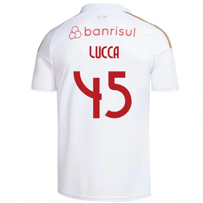Danxen Mulher Camisola Lucca #45 Branco Vermelho Alternativa 2026/27 Camisa