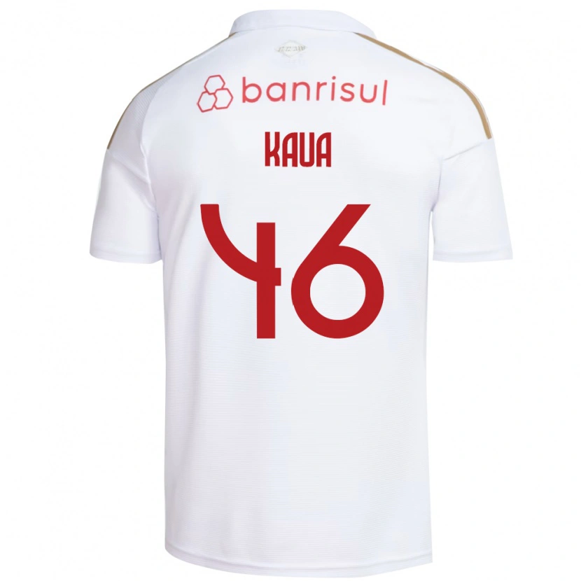 Danxen Mulher Camisola Pedro Kauã #46 Branco Vermelho Alternativa 2026/27 Camisa