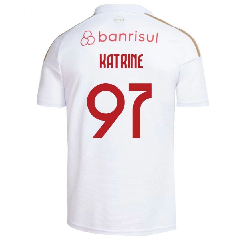 Danxen Mulher Camisola Katrine #97 Branco Vermelho Alternativa 2026/27 Camisa