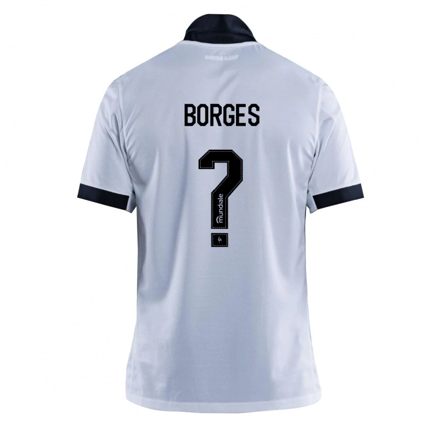 Danxen Mulher Camisola Leo Borges #0 Preto Branco Alternativa 2026/27 Camisa