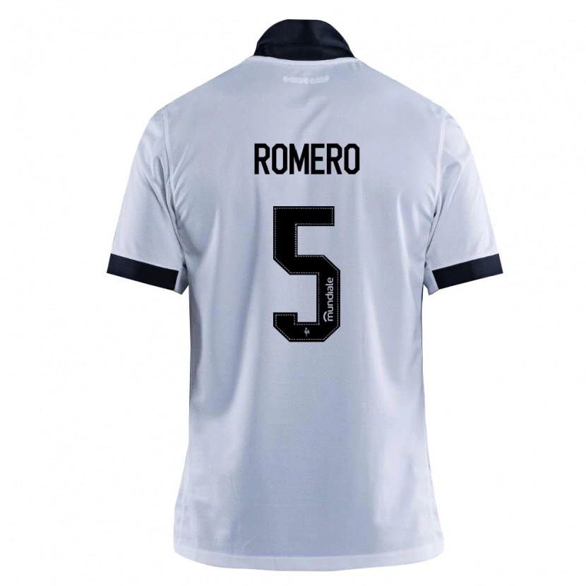 Danxen Mulher Camisola Mateus Romero #5 Preto Branco Alternativa 2026/27 Camisa