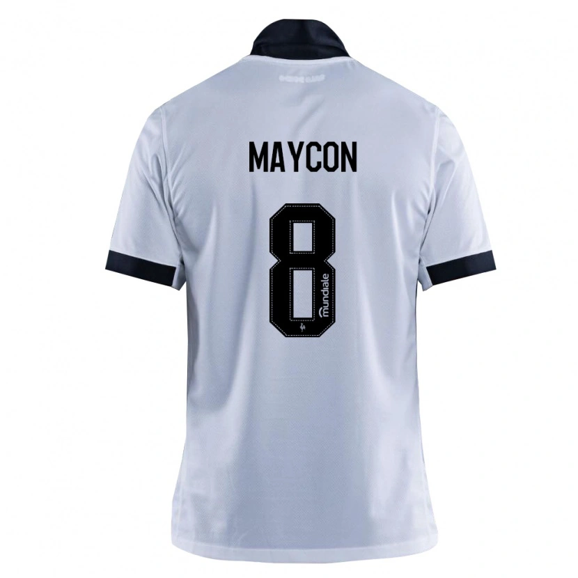Danxen Mulher Camisola Maycon De Andrade Barberan #8 Preto Branco Alternativa 2026/27 Camisa