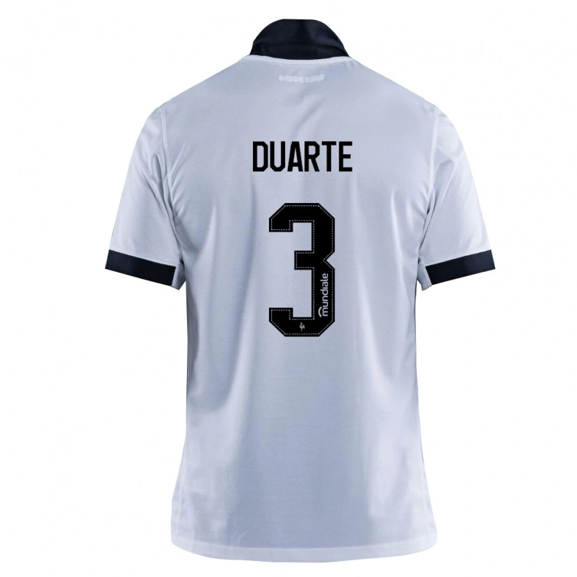 Danxen Mulher Camisola Léo Duarte #3 Preto Branco Alternativa 2026/27 Camisa