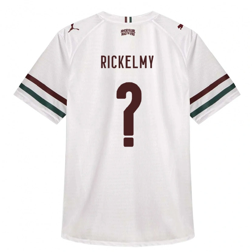 Danxen Mulher Camisola Rickelmy Santos Moreira #0 Branco Verde Borgonha Alternativa 2026/27 Camisa