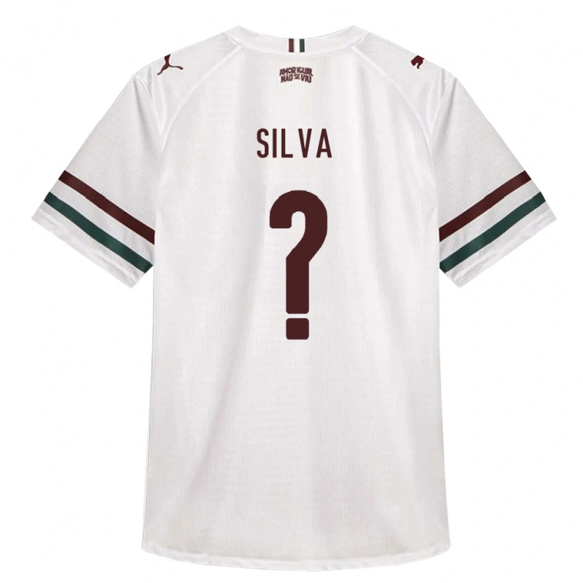 Danxen Mulher Camisola Natan Silva #0 Branco Verde Borgonha Alternativa 2026/27 Camisa