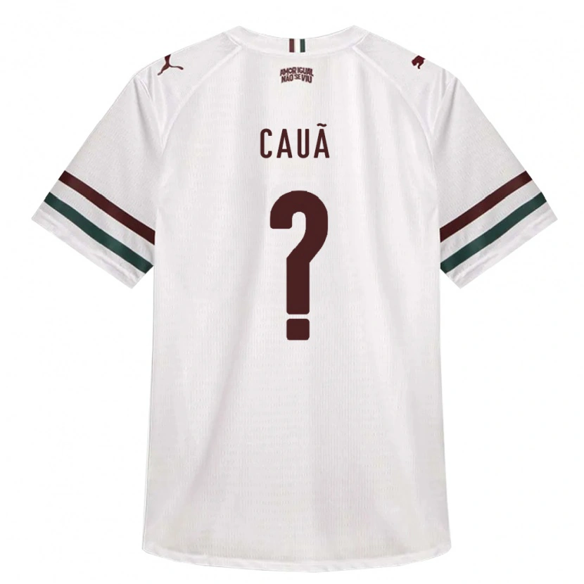 Danxen Mulher Camisola Cauã #0 Branco Verde Borgonha Alternativa 2026/27 Camisa