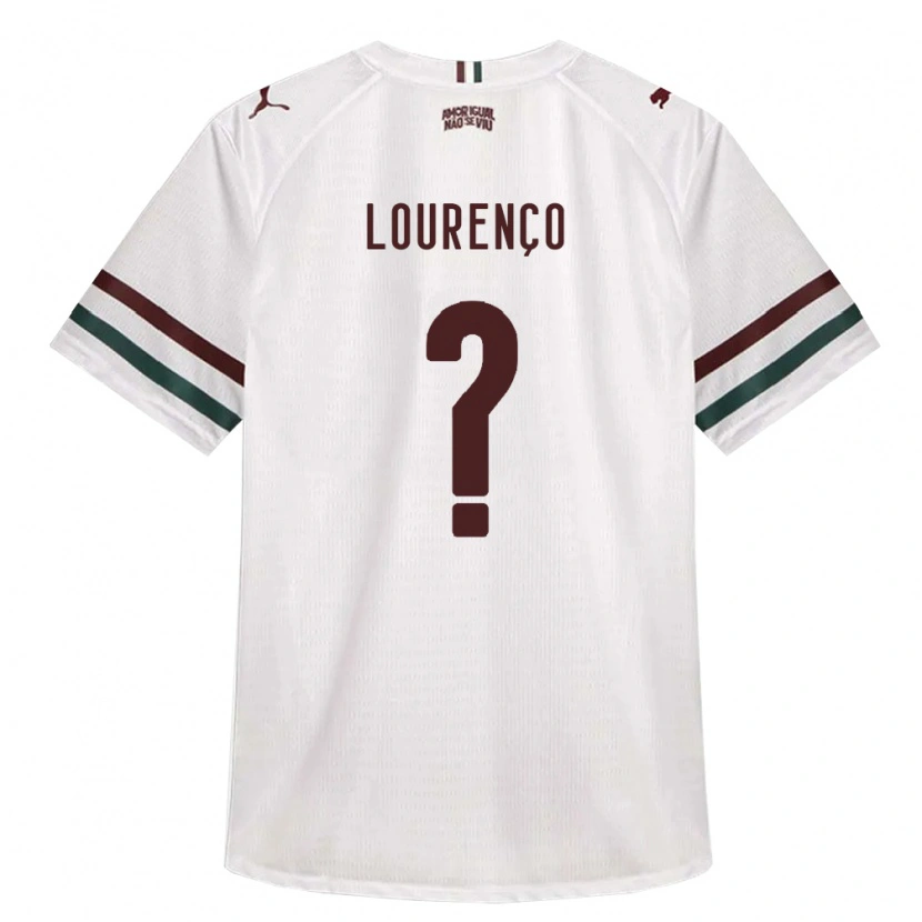 Danxen Mulher Camisola João Lourenço #0 Branco Verde Borgonha Alternativa 2026/27 Camisa