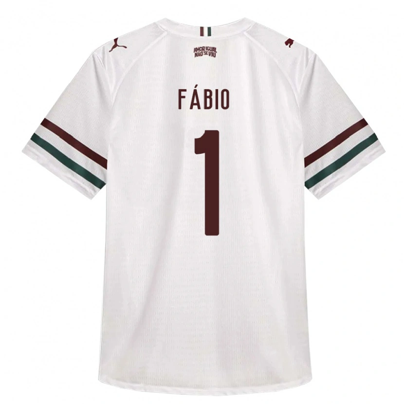 Danxen Mulher Camisola Fábio Deivson Lopes Maciel #1 Branco Verde Borgonha Alternativa 2026/27 Camisa