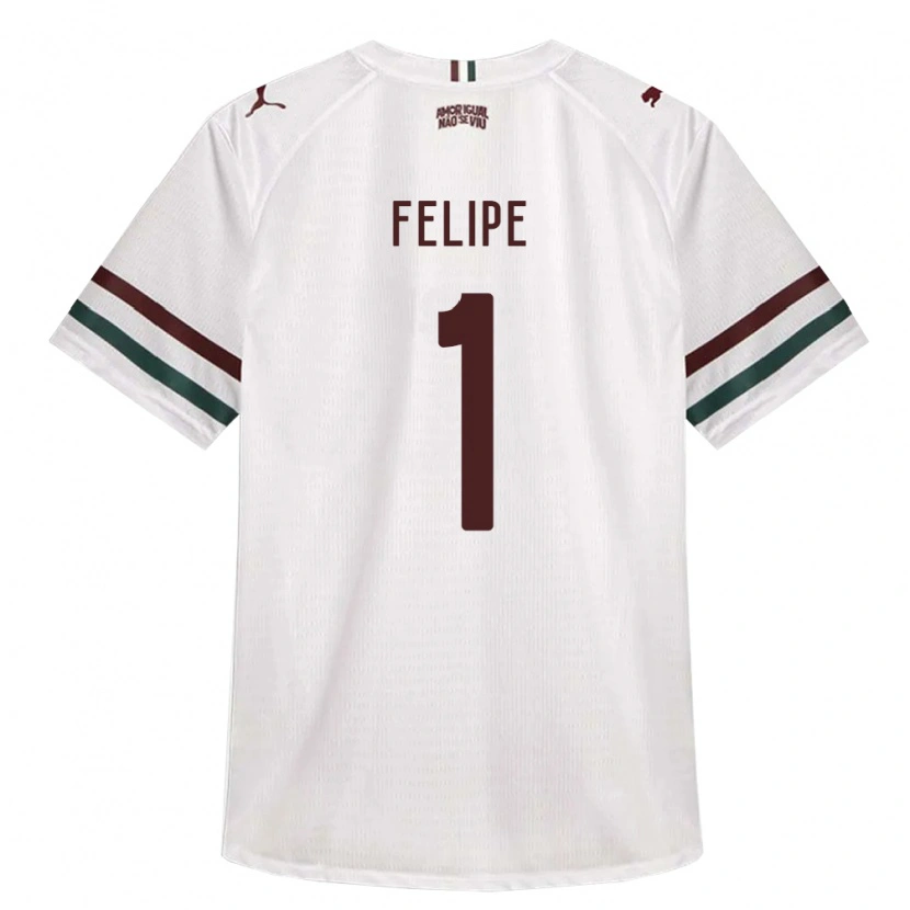 Danxen Mulher Camisola Marcos Felipe #1 Branco Verde Borgonha Alternativa 2026/27 Camisa