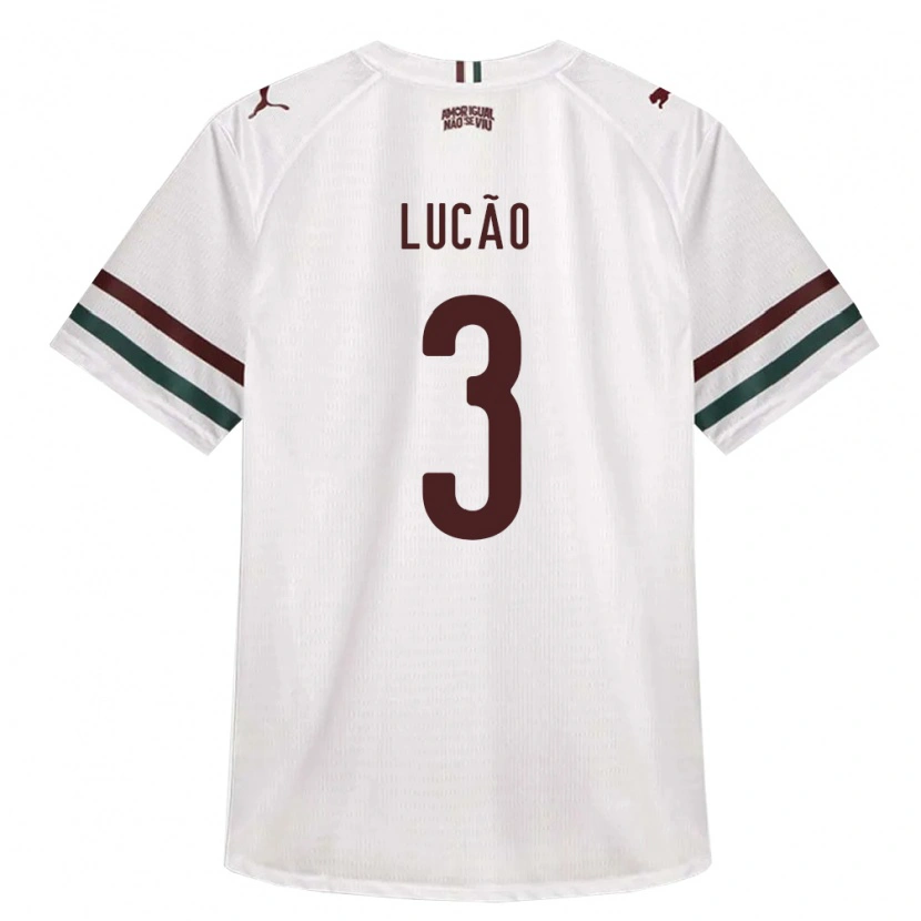 Danxen Mulher Camisola Lucas De Oliveira Ribeiro #3 Branco Verde Borgonha Alternativa 2026/27 Camisa