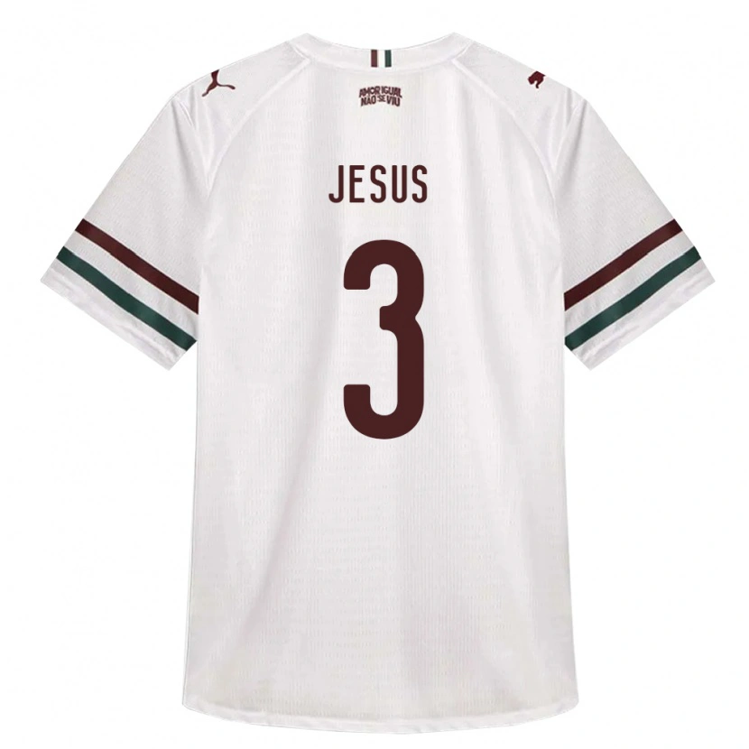 Danxen Mulher Camisola Alexandre Jesus #3 Branco Verde Borgonha Alternativa 2026/27 Camisa