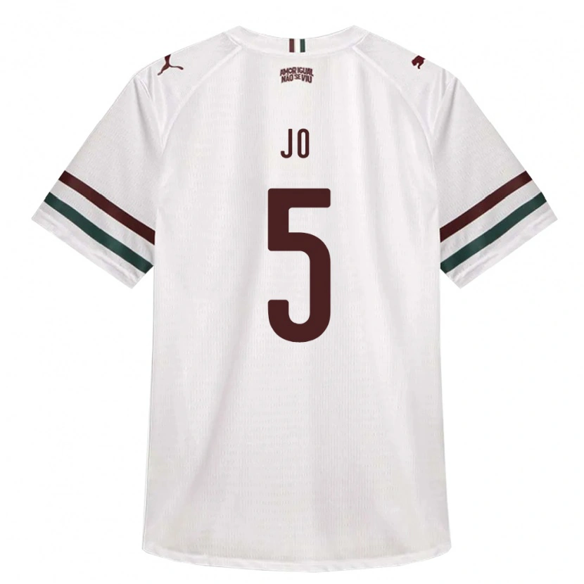 Danxen Mulher Camisola Joedson Santos Almeida #5 Branco Verde Borgonha Alternativa 2026/27 Camisa