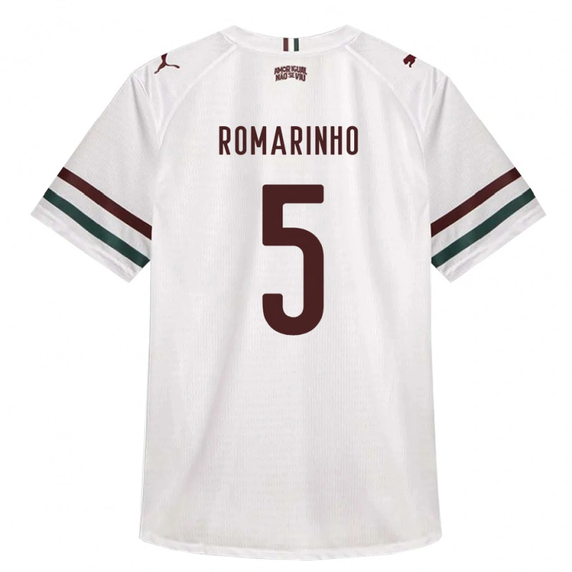 Danxen Mulher Camisola Romarinho #5 Branco Verde Borgonha Alternativa 2026/27 Camisa