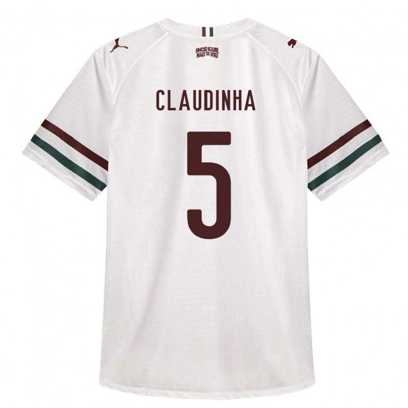 Danxen Mulher Camisola Claudinha #5 Branco Verde Borgonha Alternativa 2026/27 Camisa