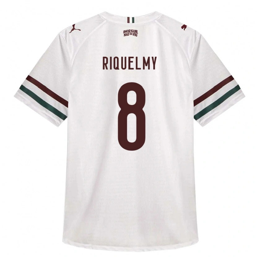 Danxen Mulher Camisola Riquelmy Tavares #8 Branco Verde Borgonha Alternativa 2026/27 Camisa