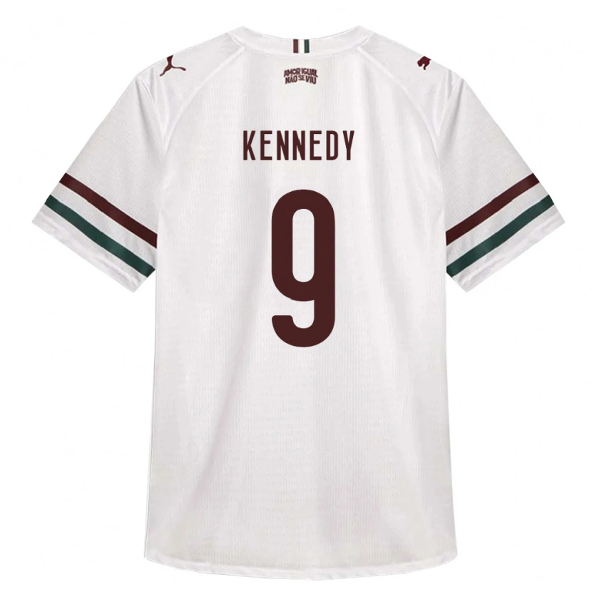 Danxen Mulher Camisola John Kennedy #9 Branco Verde Borgonha Alternativa 2026/27 Camisa
