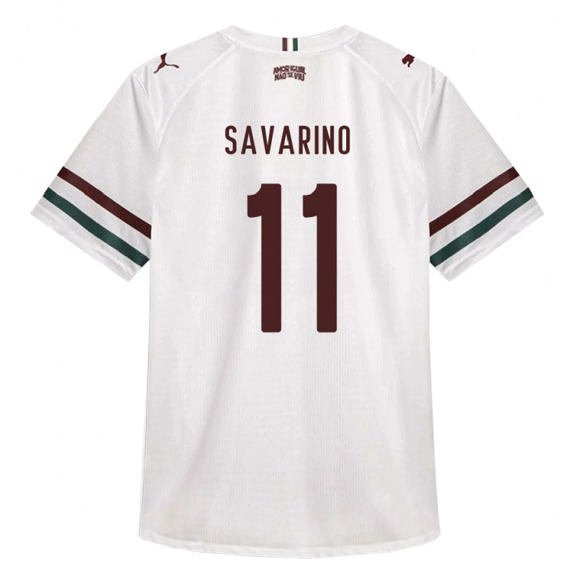 Danxen Mulher Camisola Jefferson Savarino #11 Branco Verde Borgonha Alternativa 2026/27 Camisa