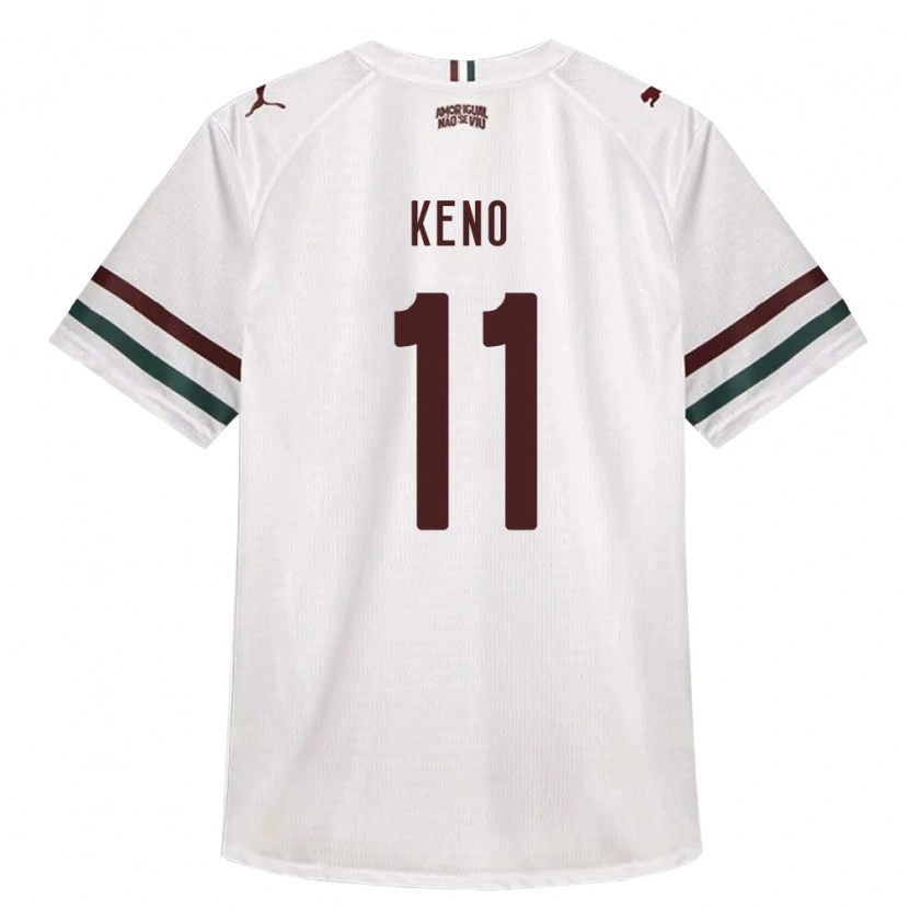 Danxen Mulher Camisola Keno #11 Branco Verde Borgonha Alternativa 2026/27 Camisa